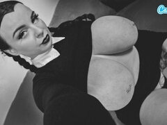 デカ尻, デカパイ, 女, Hd, オナニー, オーガズム, 一人, ウェブカメラ