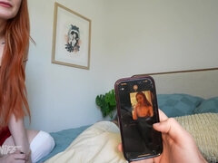 Amateur, Collège université, Queue, Naturelle, Petite femme, Pov, Chatte, Rousse roux