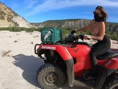お尻, デカ尻, デカパイ, 巨乳な, 淫乱熟女, アウトドア