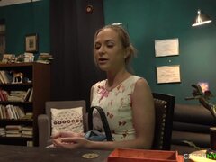 ブロンド, フェラチオ, 浮気者, イく瞬間, チン, 熟年, オーガズム, オマンコ