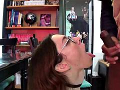 Jenny, a Pretty French Trans, Gets Fucked in the Ass by a Big Black Cock