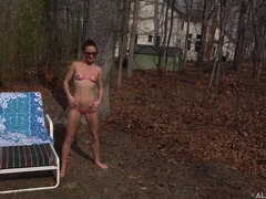 Arsch, Hd, Masturbation, Im freien, Muschi, Jungendliche (18+), Titten