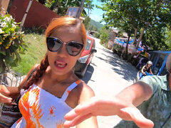 Asiatisch, Grosser arsch, Blasen, Paar, Hundestellung, Freundin, Selbstgemacht, Thai