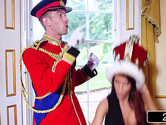 Big-boobs, threesome, black-hair