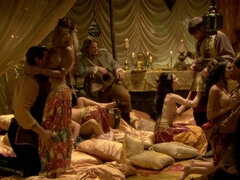 デカパイ, フェラチオ, 茶髪の, バック, グループ, Hd, 自然山雀, オマンコ