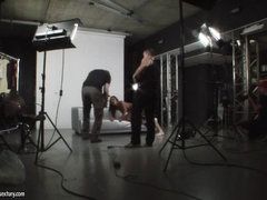 美女, 黒人, 顔射