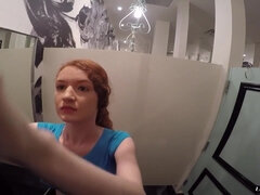 Sucer une bite, Classique, Mignonne, Poilue, Orgasme, Pov, Chatte, Rousse roux
