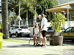 Rubia, Natural, Al aire libre, Coño, Gritar, Tatuaje, Adolescente, Puta