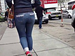 Amateur, Fetiche, Jeans, Latina, Adolescente, Apretado, Voyeur