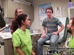 Bdsm, Behind the scenes, Doctor, Gloves, Humiliation, Nurse, Orgasm, Tits