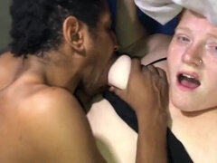 Bbw, Big cock, Big tits, Condom, Doggystyle, Pussy, Redhead, Toys