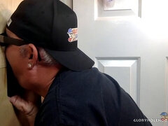 Interracial Gloryhole Suck and Fuck