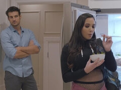 Little Runaway - Karlee Grey, Jay Smooth - brunette teen with hairy pussy drilled