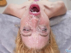 Cul, Blonde, Mignonne, Chatte, Maigrichonne, Adolescente, Nénés, Pute