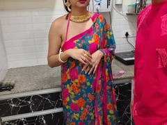 アジア人, コンドーム, イマラチオ, チン, 女, インド人, キッチン, 息子