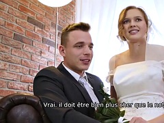 VIP4K. Married couple decides to sell brides pussy forever