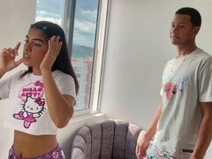 Anal, Gros cul, Sucer une bite, Fille latino, Soeurs