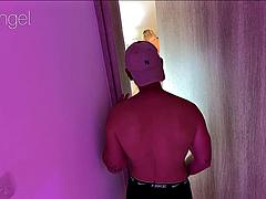 Leie, Blondine, Hd, Lesbisch, Masturbation, Spion