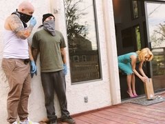 Culo, Chica, Rubia, Mamada, Cornudo, Garganta profunda, Sexo duro, Marido