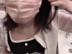 Amateur, Mamada, Corrida, Japonés, Público, Esposa