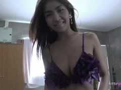 アジア人, デカパイ, フェラチオ, 巨乳な, ハードコア, マッサージ, 赤毛, タイ