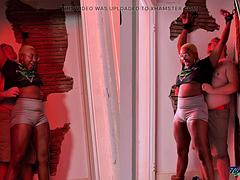 Axilas, Chica, Pareja, Ébano, Fetiche, Flexible, Madres para coger, Gritar