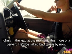 Female Fake Taxi - Horny Cabbie Made Love On Taxi Bonnet 1