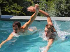 Outdoor gay romance for Jeyden Studley and Tyr Alexander