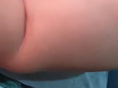 Step son sitting on step mom legs waching on her big tits