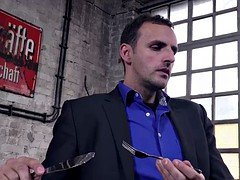 Mamada, Corridas, Europeo, Alemán, Sexo duro, Tatuaje, Tetas, Uniforme