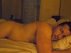 Intense solo session on my mattress: moaning, groping, and explosive release!