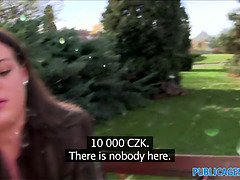 Vany Ully gets her tight pussy filled with jizz in public agent's POV reality video