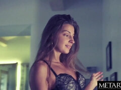 Klietelaar, Vrouw, Hd, Likken, Masturbatie, Tepels, Mager, Alleen