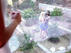 Kont, Blond, Bruinharig, Lesbisch, Moeder die ik wil neuken, Moeder, Stiefmoeder, Trio