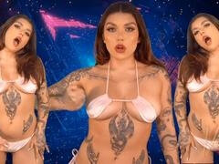 Bikini, Femme dominatrice, Maîtresse, Maillot de bain, Tatouage