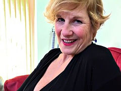 Gros seins, Blonde, Sucer une bite, Tir de sperme, Hard, Mature, Fils, Nénés