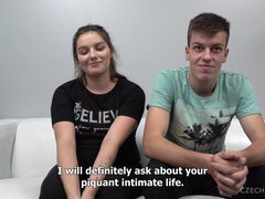 Tereza's Expectant Glow Shines in Sensual Czech Exploration