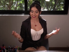 Frau, Fetisch, Latina, Pov, Solo, Student, Lehrer