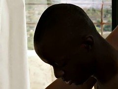 アジア人, 黒人, 茶髪の, 黒人, エロティック, マッサージ, 淫乱熟女, アウトドア