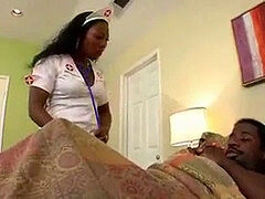 Belle grosse femme bgf, Noire, Médecin, Infirmière