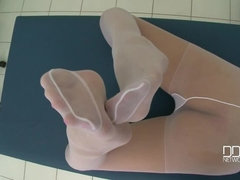 挿入, オナニー, 自然山雀, 看護婦, オーガズム, 穴開きパンティ, 一人, おもちゃ