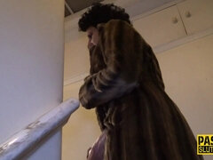 Leie, Sadomasochismus, Blasen, Braunhaarige, Fetisch, Hardcore, Mutti, Strümpfe