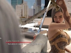 3d, 緊縛, 毛深い, 巨大, デカチンの, 怪物, オーガズム, 三人