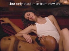 Black big belly, accidentally fuck share bed, wife