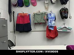 Asian Teen (Madi Laine) Tries To Rob A Store