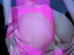 Arousing Pink Lingerie - Ass Worship Fetish Sensual Padrona Italiana Hairy Pussy Skinny Sexy Girl