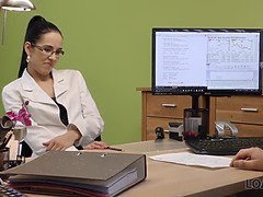 お尻, フェラチオ, 茶髪の, 眼鏡, ハードコア, Hd, お金, オッパイの