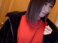 Beautiful breast, vacuuming, hj