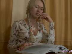 Chatte, Russe, Adolescente, Train