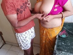 Beso negro, Tía, Culo grande, Tetas grandes, Doble penetracion, Cocina, Madres para coger, Orgasmo